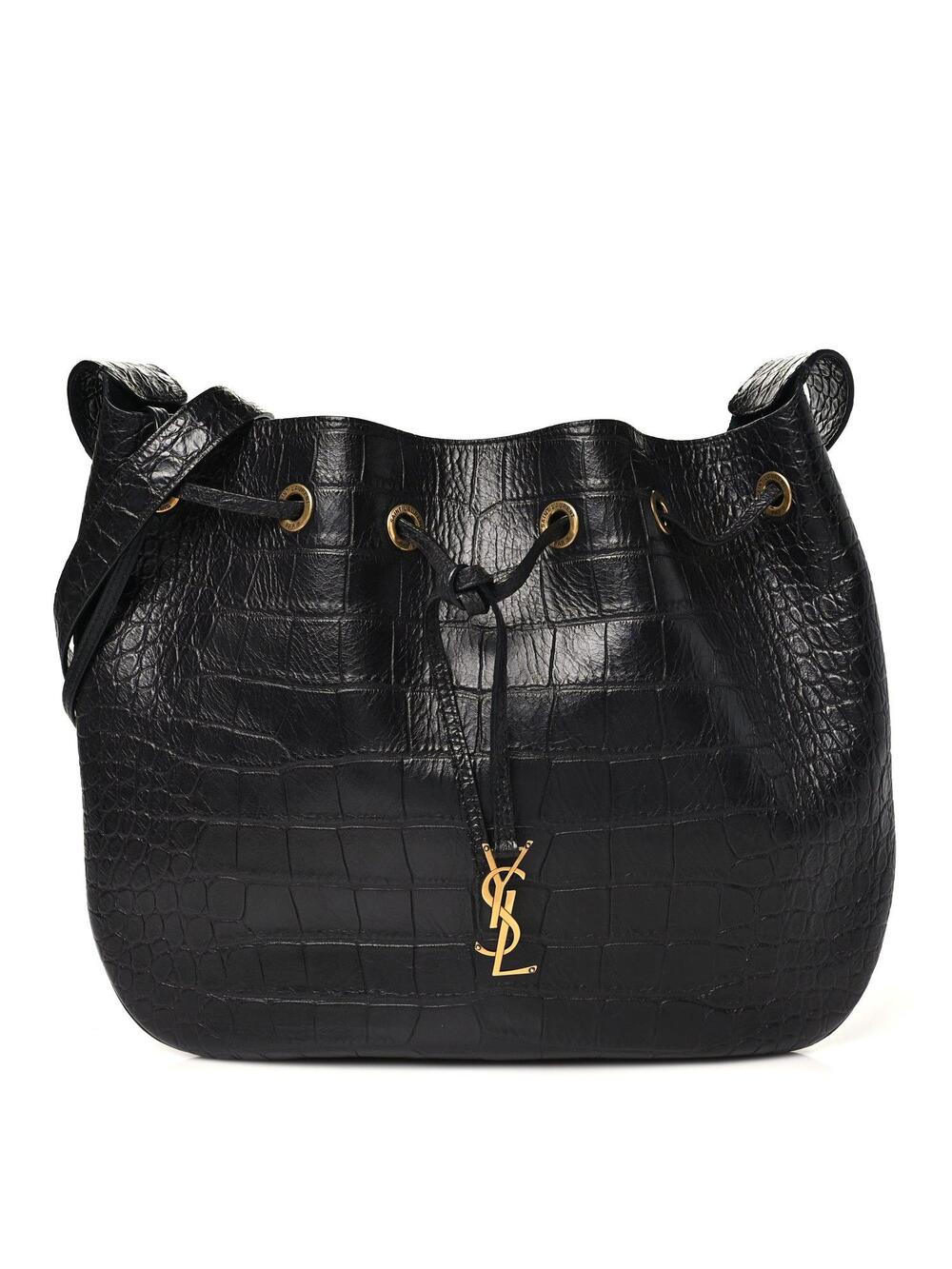 Saint Laurent Calfskin Crocodile #343939S14B